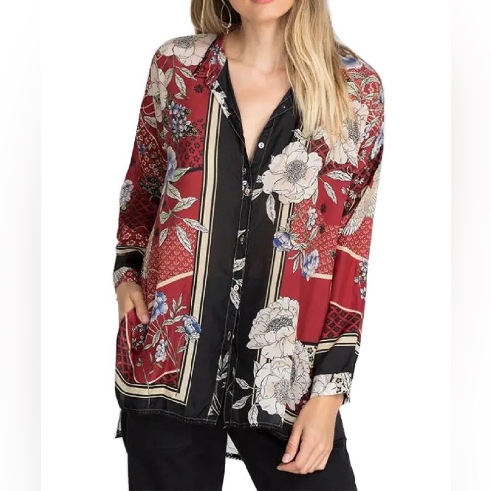 Johnny Was Craine Mallory Button Down